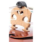 Tourte Style Round Mute for Viola, Black