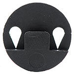 Round Black Tourte Style Mute for Violin or Small Viola