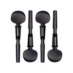 Perfection Planetary 4/4 Violin Peg Set, 9.0mm shaft, Ebony, Swiss Model