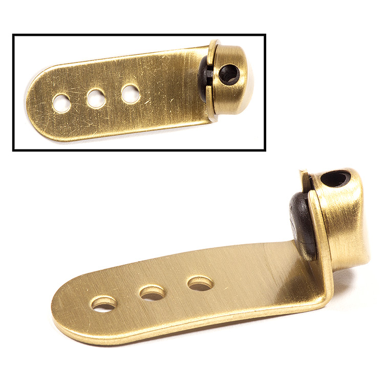 Kun Bravo Violin Replacement Brass Bracket, Low End