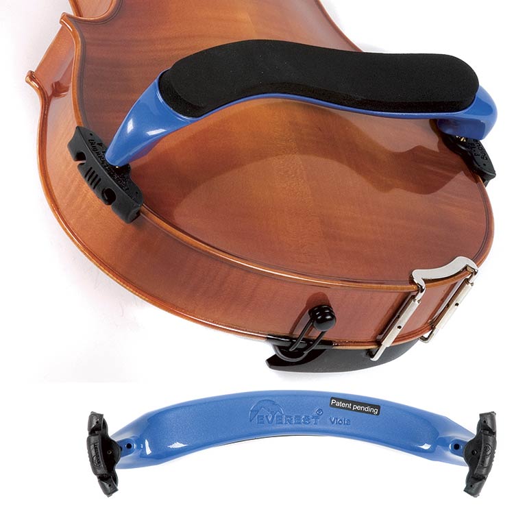 Everest ES Blue Shoulder Rest for 15"–16 1/2" Viola