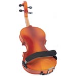 Everest 4/4 Violin ES Silver Shoulder Rest