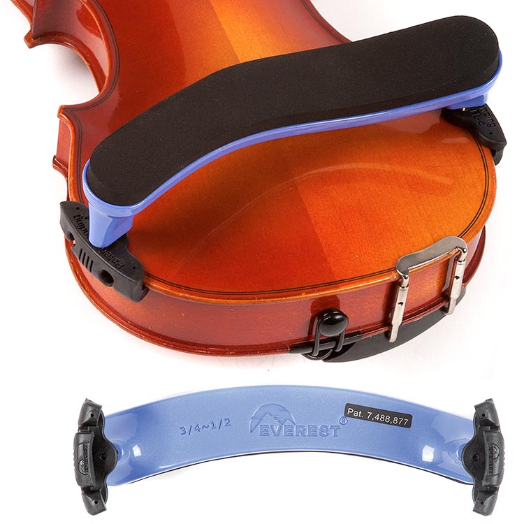 Everest 3/4–1/2 Violin ES Purple Shoulder Rest