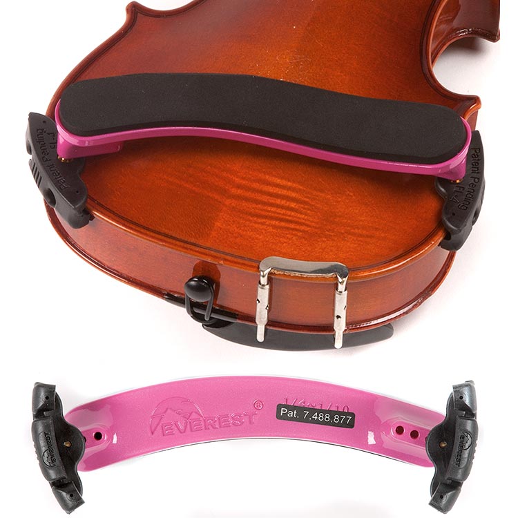 Everest 1/4–1/10 Violin ES Pink Shoulder Rest