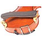 Kun Collapsible Mini 1/16-1/4 Violin Brown Shoulder Rest