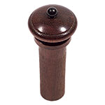 Harmonie Simple Viola End Button, Pernambuco with Ebony Pip