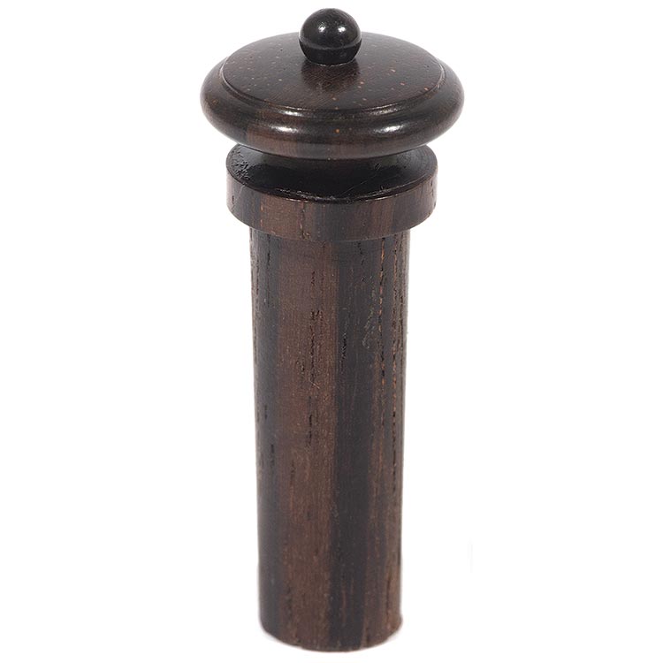 Harmonie Simple Viola Button, Rosewood with Ebony Pip