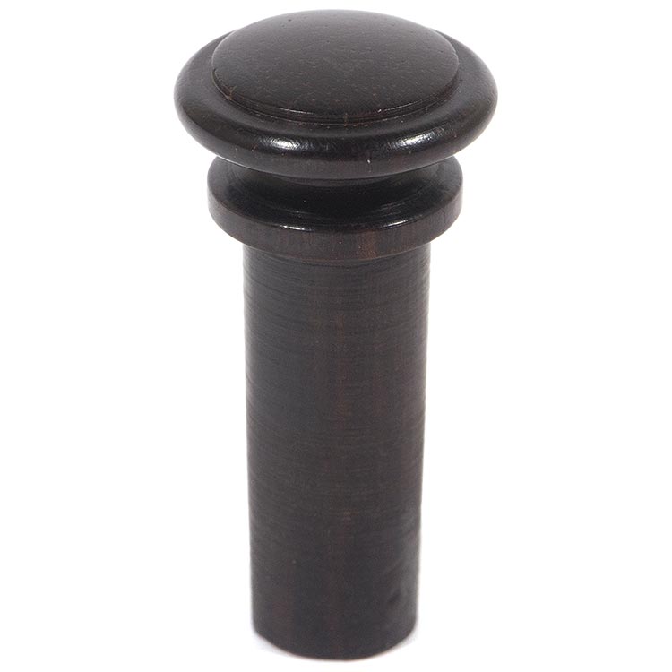 Harmonie Simple Viola End Button, Rosewood, No Pip