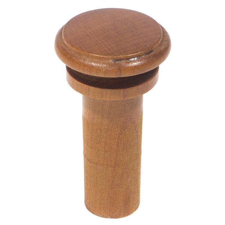 Harmonie Off-Set Viola End Button, Boxwood, No Pip