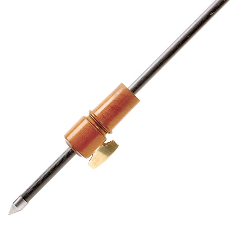 Harmonie Endpin: Boxwood 25mm Cone & Carbon Fiber Rod