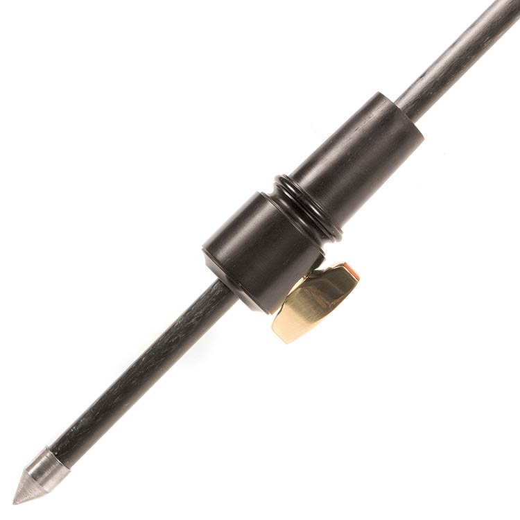 Harmonie Endpin: Ebony 25mm Cone & Carbon Fiber Rod