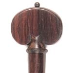 Harmonie Heart-Shaped Cello Peg Set, Rosewood with Ebony Ornament and Collar