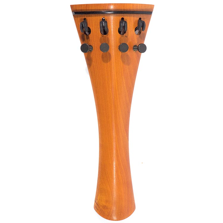 Harmonie French Model Viola Tailpiece, 125mm, Boxwood with Tuners
