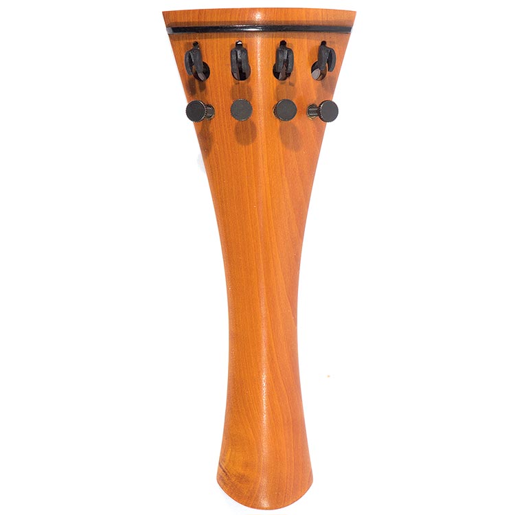 Harmonie French Model Viola Tailpiece, 135mm, Boxwood with Tuners