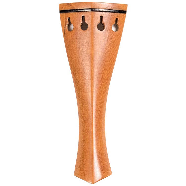 Harmonie Hill Model Violin Tailpiece, 112mm, Boxwood with Ebony Saddle