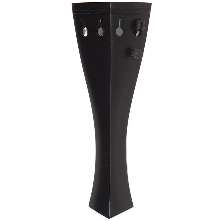 Harmonie Hill Style Violin Tailpiece, 112mm, Ebony with Single Tuner