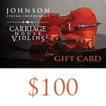 Johnson String Instrument $100 Gift Card