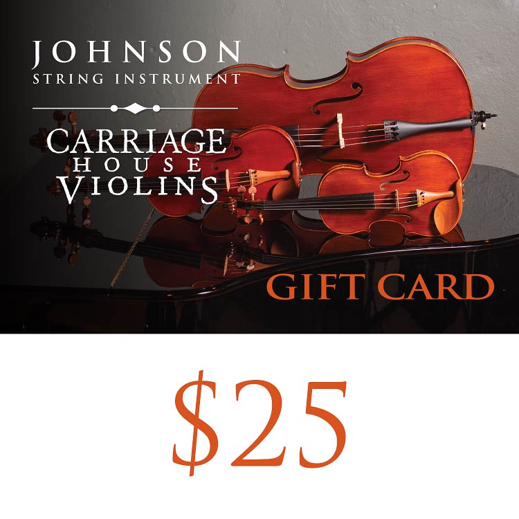 Johnson String Instrument $25 Gift Card