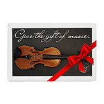 Rental Gift Card - Standard Small Bass 3 month Rental, includes LDW