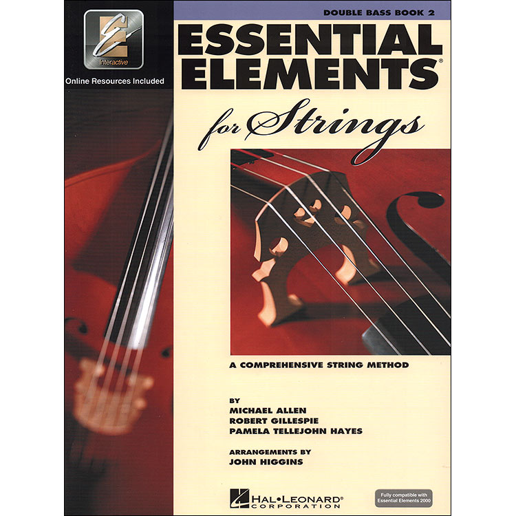 Essential Elements for Strings, Book 2 with online audio access, for double bass (Hal Leonard)