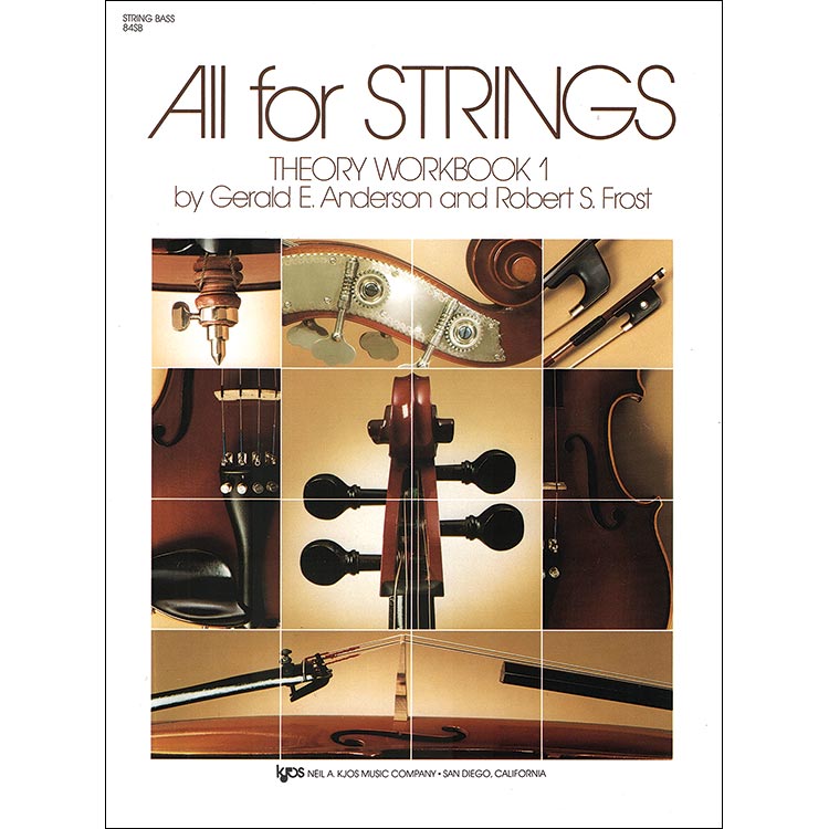 All for Strings Theory Workbook 1, Bass; Anderson/Frost
