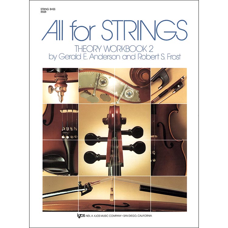 All for Strings Theory Workbook 2, Bass; Anderson/Frost