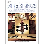 All for Strings Theory Workbook 2, Bass; Anderson/Frost