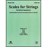 Scales for Strings, book 2 for bass; Samuel Applebaum