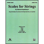Scales for Strings, book 2 for bass; Samuel Applebaum