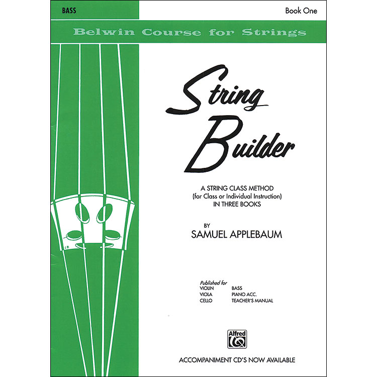 String Builder, book 1, bass; Applebaum