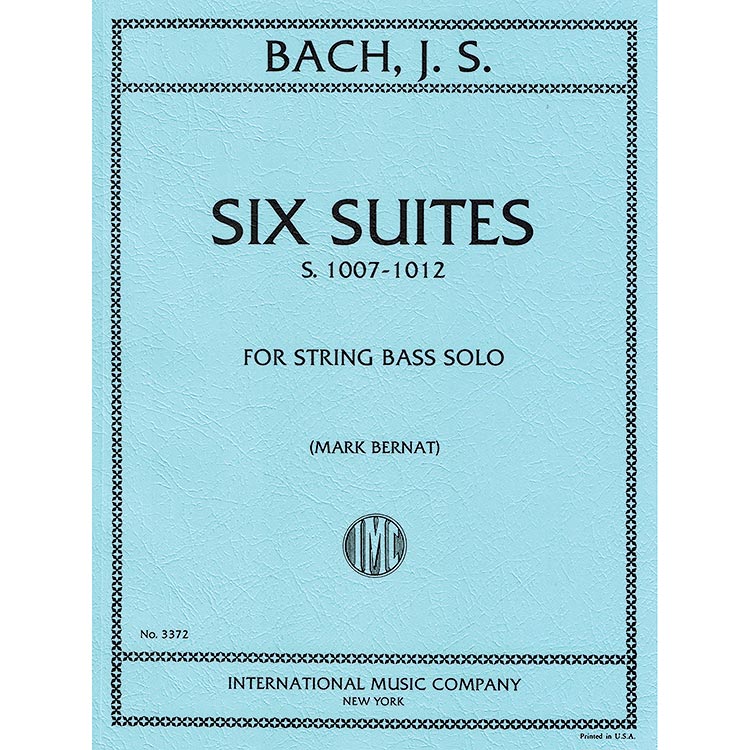 Six Cello Suites for Double Bass, BWV 1007-12 (Bernat); Johann Sebastian Bach (International)