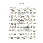 Six Cello Suites for double bass, volume 1, BWV 1007-9; Johann Sebastian Bach (C. F. Peters)