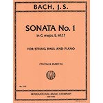 Sonata no.1, G major, S.1027, for bass; Johann Sebastian Bach (International)