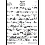 Sonata and Etude, BWV 1013, BWV 598 for double bass solo; Johann Sebastian Bach (Billaudot)