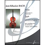 Sonata and Etude, BWV 1013, BWV 598 for double bass solo; Johann Sebastian Bach (Billaudot)
