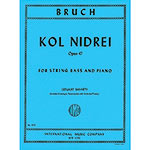 Kol Nidre, Op.47 for bass and piano (with Solo and Orchestral Tuning scores); Max Bruch