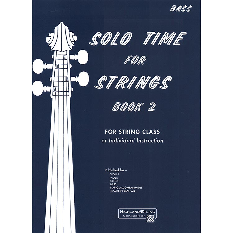 Solo Time for Strings, book 2 for bass; Forest Etling (Alfred)