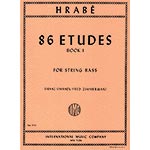 86 Etudes Book One, String Bass; Josef Hrabe (International)