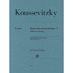 Double Bass Concerto, Op.3 for bass and piano (urtext); Serge Koussevitzky