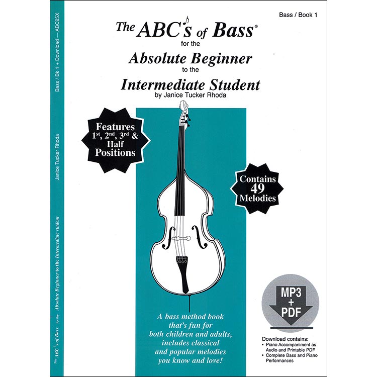 ABCs of Bass, book 1 with MP3 access; Janice Tucker Rhoda (Carl Fischer)