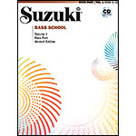 Suzuki Bass School, Volume 1, book with CD - Revised