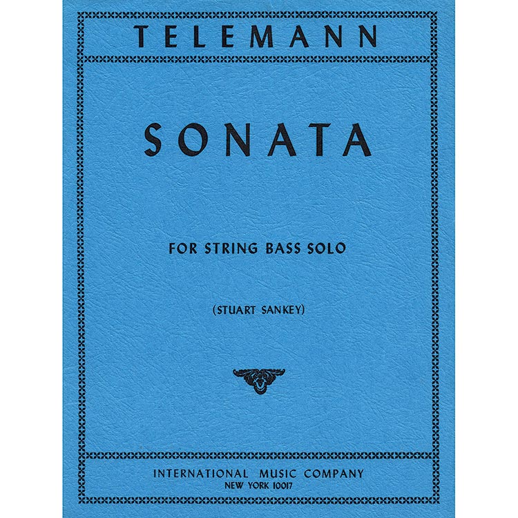 Sonata for double bass solo (orig. for viola da gamba); Georg Philipp Telemann (International Music)