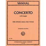 Concerto in D Major for bass and piano; Johann Baptist Vanhal (International)