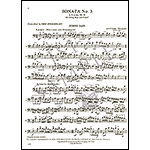 Sonata No. 3 in A Minor, RV 43 for bass and piano; Antonio Vivaldi