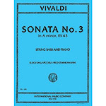 Sonata no. 3 in A Minor, RV 43, for bass and piano; Antonio Vivaldi (International)
