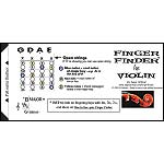 Finger Finder Cards for Violin, 1st, 2nd, 3rd Position; Ed Pearlman