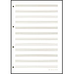 Henle Music Manuscript Notepad, 8.0" x 11.75"