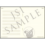 8-Stave Mini Notebook, 4" × 6", Smetana Dark Green (Barenreiter)