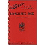 Music Teacher's Bookkeeping Book; Williams