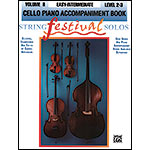 String Festival Solos, Book 2, piano accompaniment for cello; Applebaum (Belwin-Mills)